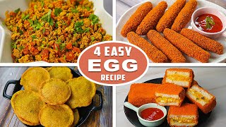 4 Easy Egg Snacks Recipe | I Love to make this Egg Snacks Every day !