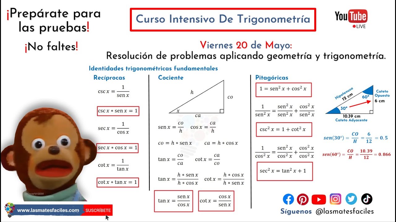 Curso intensivo de Trigonometría! - Prepárate para el ICFES!  😉