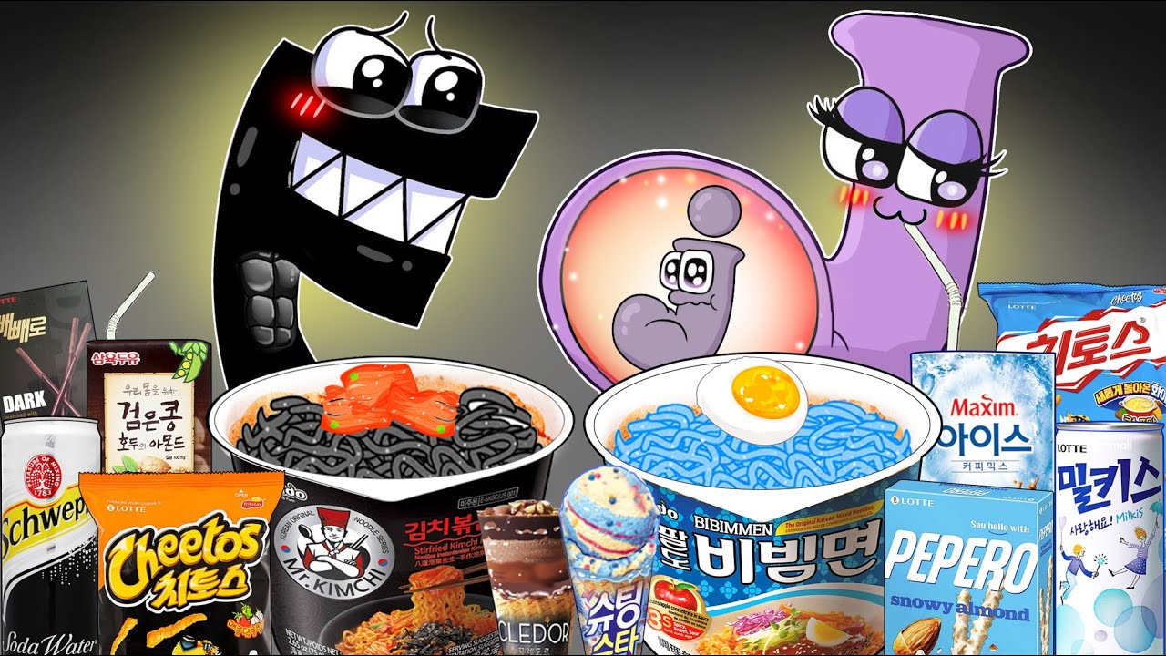 Convenience Store Mukbang Spicy Noodles, Alphabet Lore X Mukbang, Cartoon  Animation