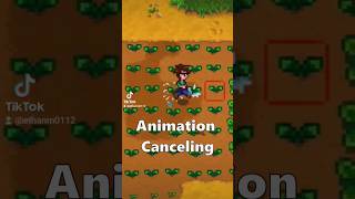 How Speedrunners Use Tools So Quickly ⛏️#sdvtips #sdv #stardew #stardewvalley #animationcancel #tips