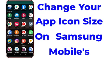 Can I change the icon size on my phone?