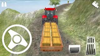 Tractor Driver 3D Farming Simulator #40 gerçek Traktör oyunu traktör videosu traktör römork çekme screenshot 4