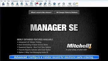 Manager SE Vendor Setup [catalog link]
