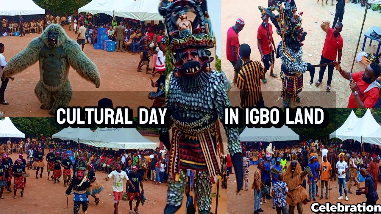 Igbo Cultural Day//Different masquerade performance + our Cultural Dance and Traditions of the Igbos