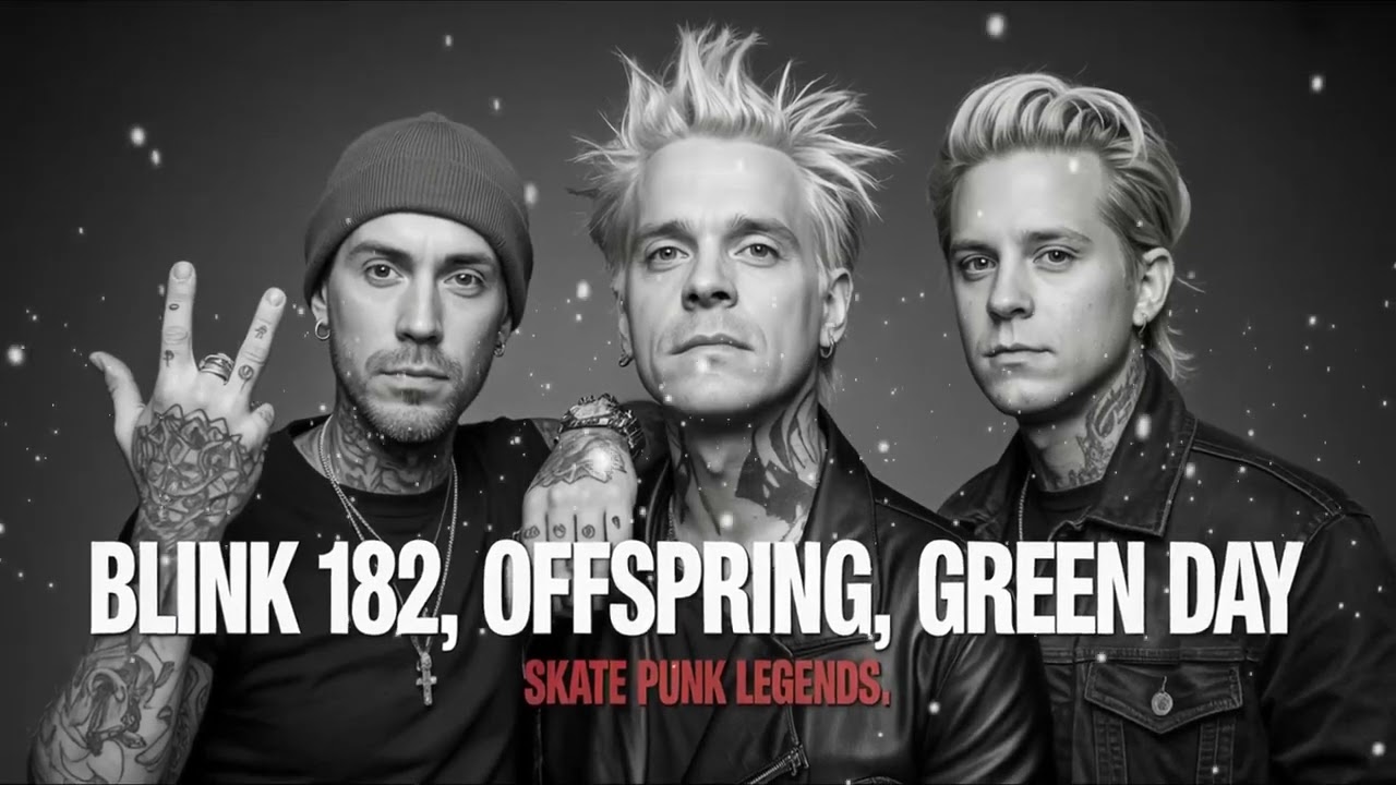 🔥 Legends Skate Punk – Punk Rock Remix [90s, 2000s]  Blink-182, The Offspring & Green Day AI Remix