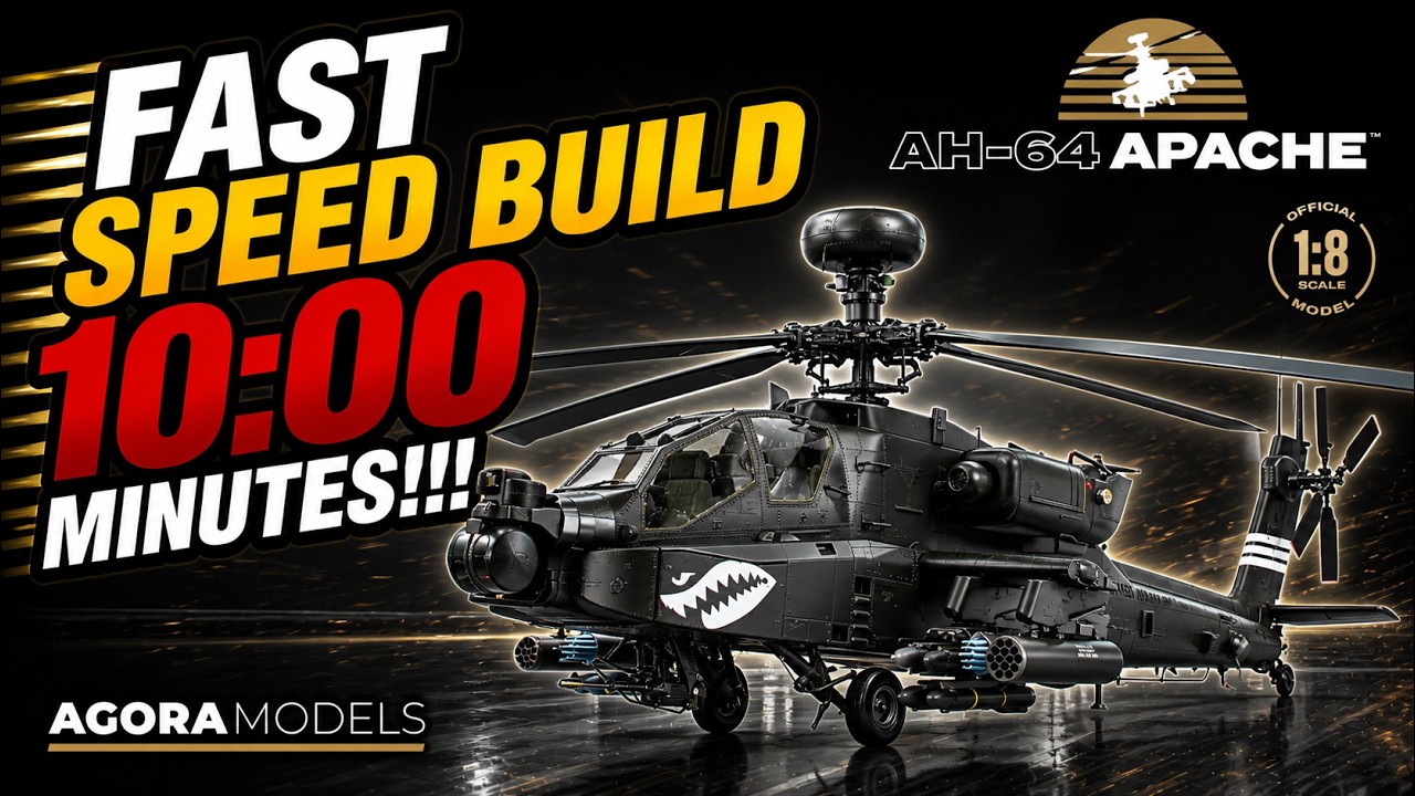Apache AH-64D 1/24スケールのダイキャストモデル, Agora Models