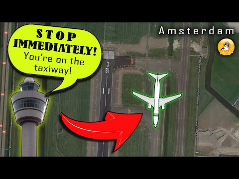 [REAL ATC] Transavia ALMOST TAKES OFF FROM THE TAXIWAY!