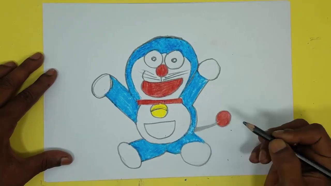 How To Draw Doraemon Step By Step Easy Drawing Anime Characters