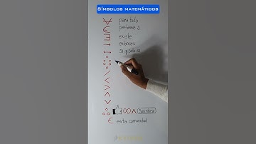 Símbolos matemáticos #shorts #matemática