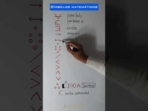 Video: ¿Qué significa en matemáticas?