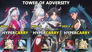 ToA 3.3 | Hiyuki Jianxin Chisa / Carlotta Lynae Shorekeeper / Jiyan Mortefi Verina | Wuthering Waves