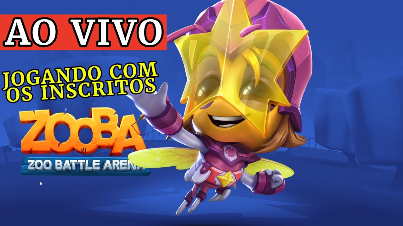 🔴 ZOOBA JOGANDO COM OS INSCRITOS AO VIVO! VEM JOGAR!