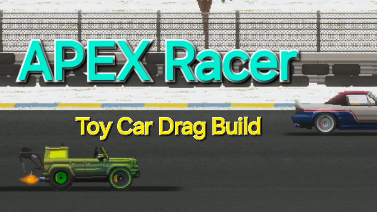 Toy Car Drag Build Test [Apex Racer] - YouTube