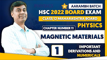 Aarambh Batch || Magnetic Materials  Most Important Numerical Part 1