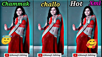 Chammak challo 😇, alight motion xml video editing 🥰 || Instagram Reels Status #xml  #xmlpreset 🔥🔥