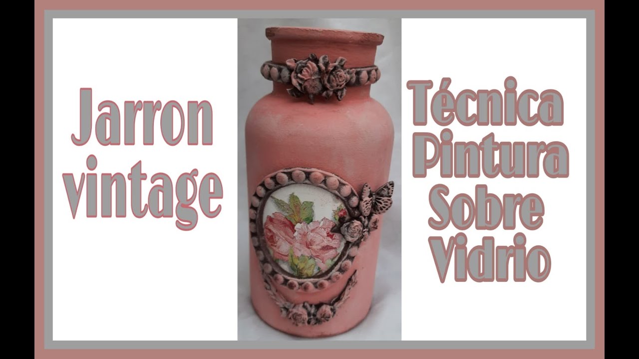 Florero reciclado Vintage