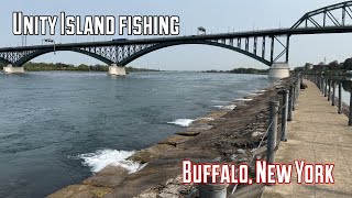 Fishing Unity Island on the Upper Niagara River, Lake Erie, and Black Rock Canal in Buffalo, Ny!