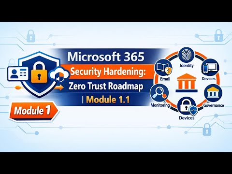Microsoft 365 Security Hardening: Zero Trust Roadmap | Module 1.1 video thumbnail