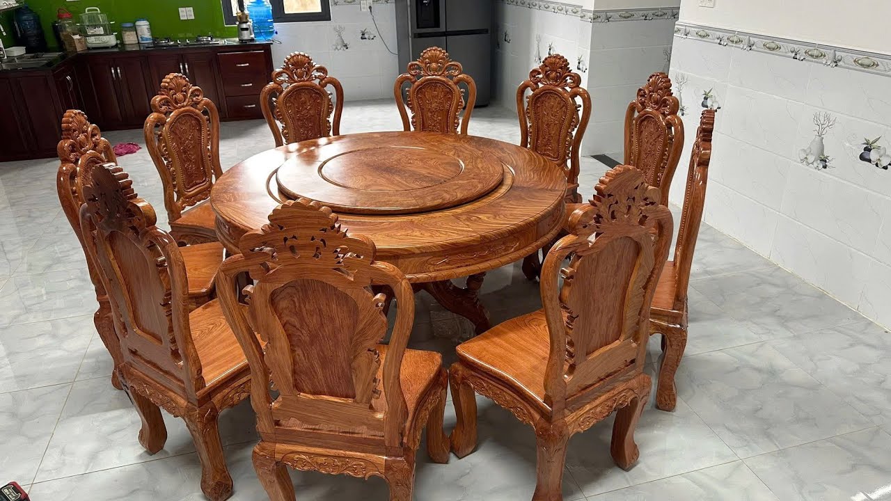 How will these wooden table and chair sets be manufactured?