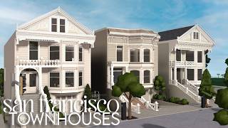 Bloxburg | San Francisco Town Houses   Interiors | House Build