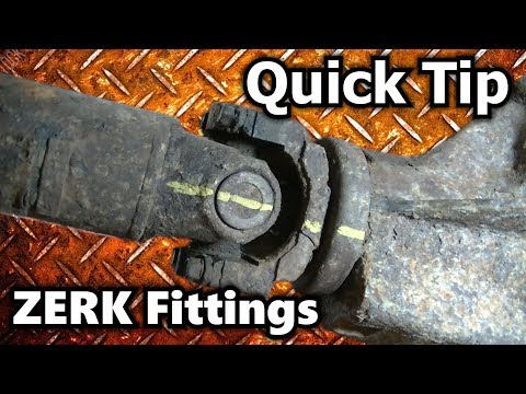 Rear U Joint Grease Zerk Fitting Position Quick Tip Youtube