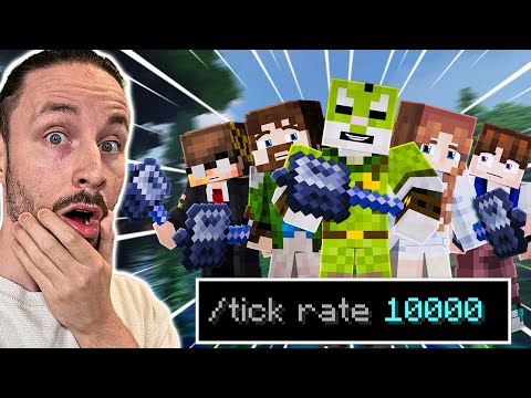 Kunnen wij Minecraft verslaan op 10x snelheid?