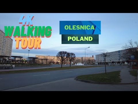 4k Olesnica  Poland walking tour | Olesnica piesza wycieczka