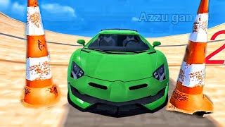 Mega Ramp jump race! Impossible track drive games! Android Gameplay screenshot 2