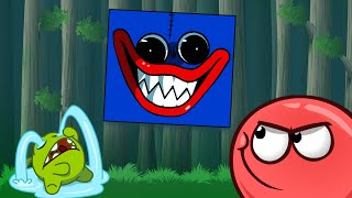 RED BALL - OM NOM AM | talking tom and the boss haggy vaggy