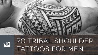 70 Tribal Shoulder Tattoos For Men