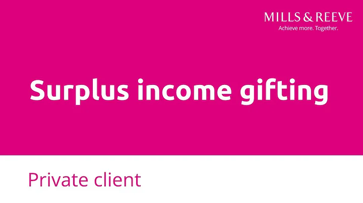 Surplus income gifting