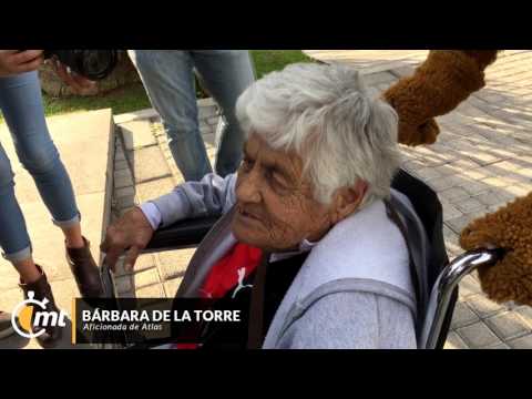 Aficionada que vio campeón al Atlas visitó al equipo