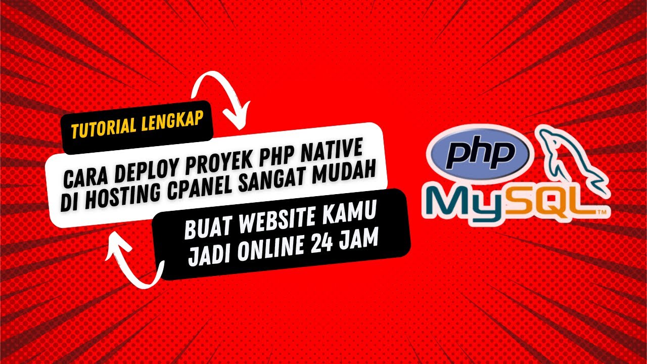 Cara Deploy PHP Native di Hosting cPanel | Buat Website Jadi Online