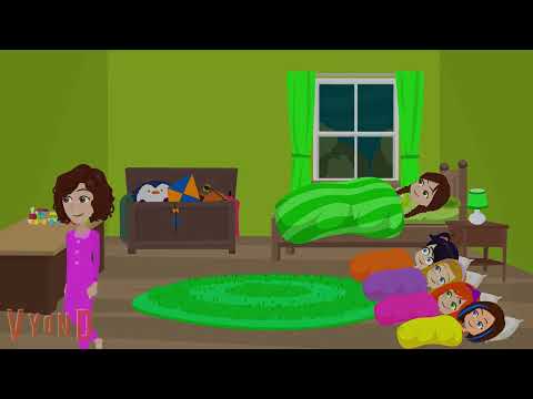 Penelope, Olivia, Everly, and Gabriella's Sleepover with Willow