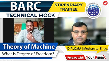 Theory of Machine Mock Interview for BARC Stipendiary Trainee | Interview Preparation with YourPedia