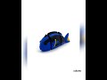3D Printed Articulated Blue Tang Fish Keychain