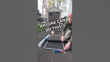 Window Screen Repair Kit From Home Depot Is A Good Deal! #howto #tutorials #window #screen #repair