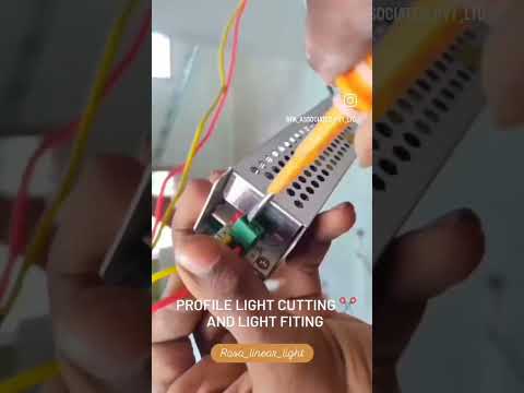 Profile light cutting