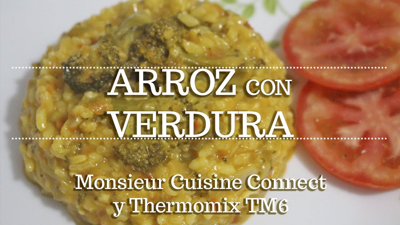 ARROZ CON VERDURA en Monsieur Cuisine Connect | Ingredientes entre dientes
