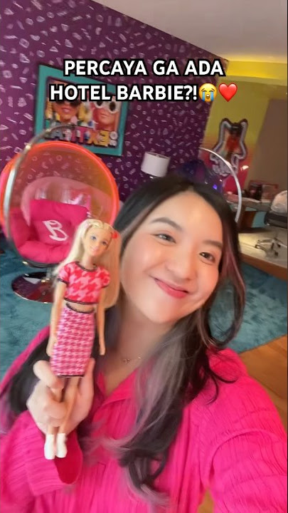 HOTEL BARBIE?!!! OMG LUCU BNGT GUYS!! 🤩🤩🩷🩷 #shorts #itsmeissie #barbie