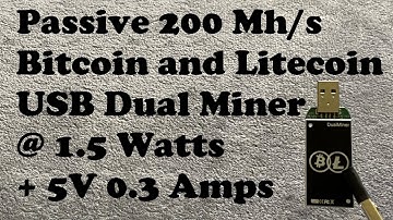 USB Gridseed Bitcoin Litecoin Dual Miner 200Mh/s at 5V 1.5 watts