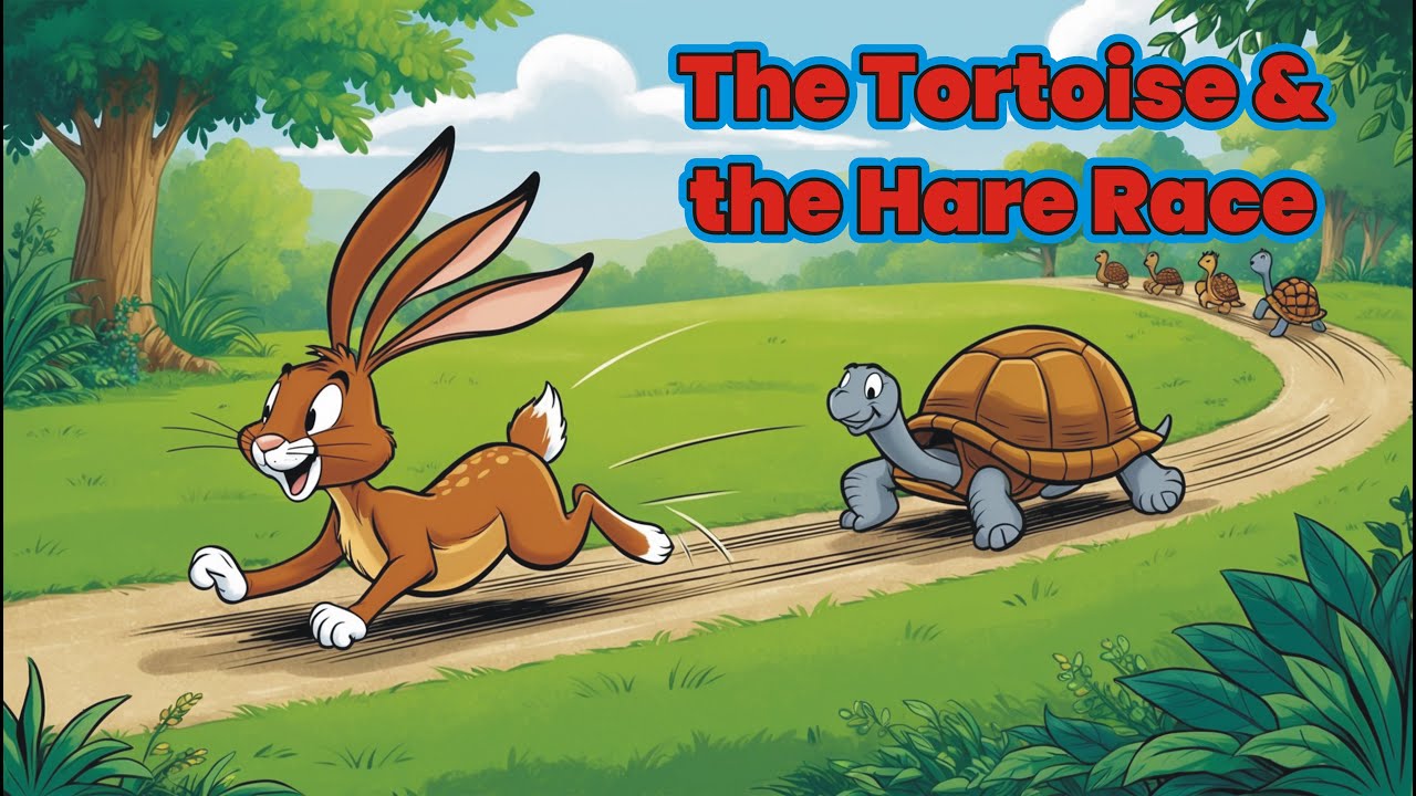 "The Tortoise and the Hare Race: A Fun Moral Story for Kids | Adventure ...