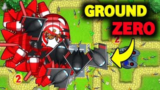 How Ace Monkey Ability GROUND ZERO Instantly DESTROYED MOABs BFBs in Bloons Monkey City... 🐵