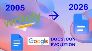 Google docs icon evolution