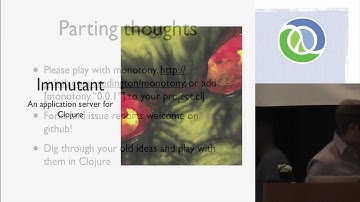 Clojure/conj 2011 - Lightning Talks
