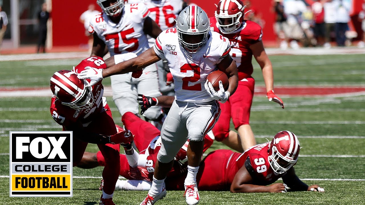 Ohio State RB J.K. Dobbins highlights & postgame interview vs. Indiana