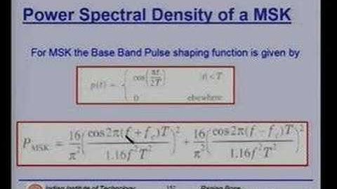 Lecture - 26 Modulation Techniques (Contd.)