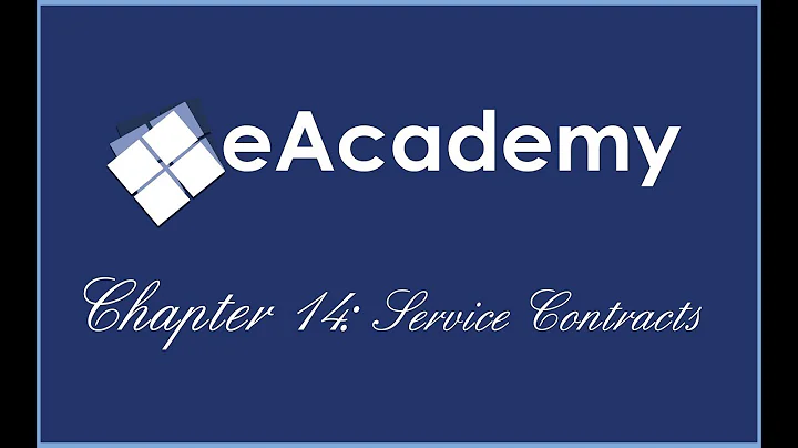 eAcademy | Chapter 14: Service Contracts