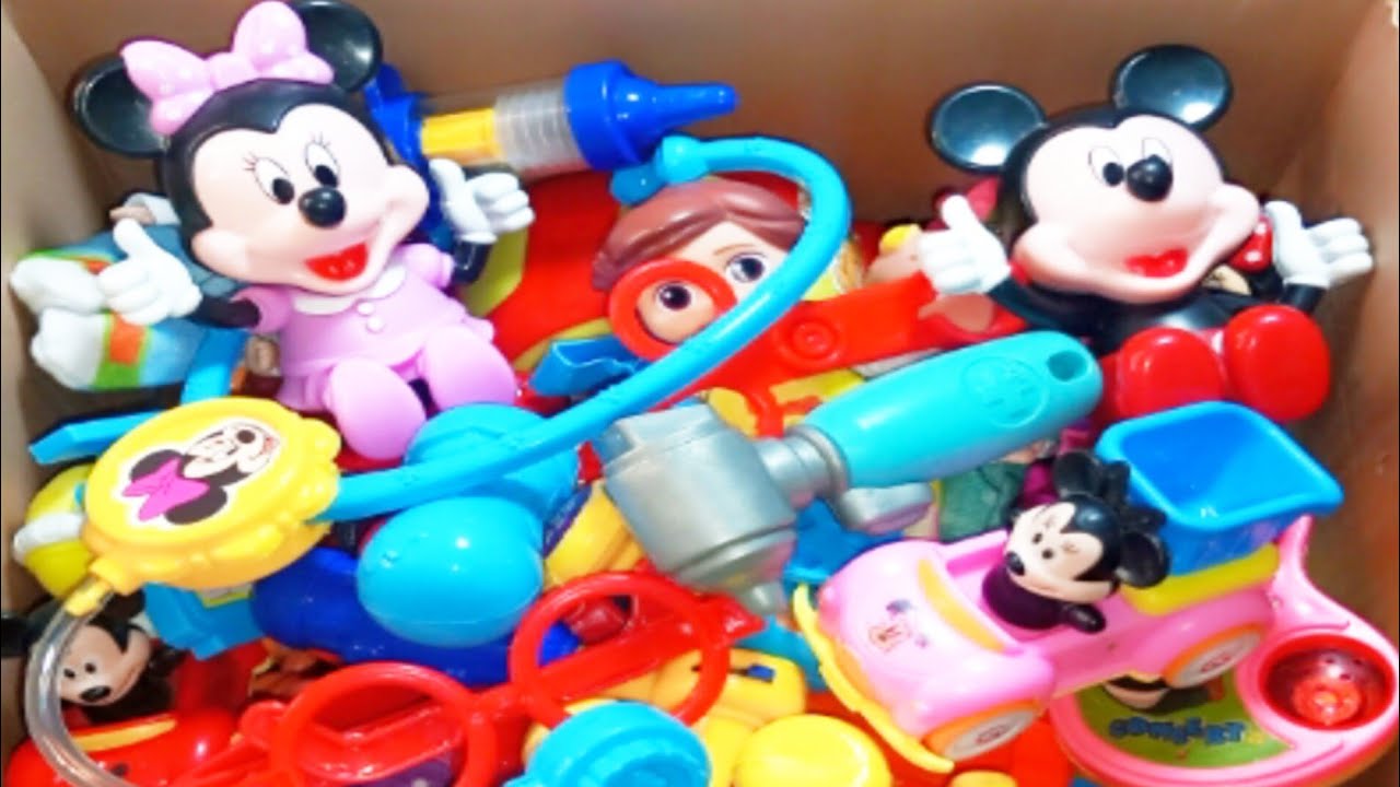  Satisfying with Unboxing Disney Minnie Mouse Toys Collection Review, Doctor Set, Reviews | ASMR
