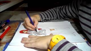 Drawing Erza Skarlett